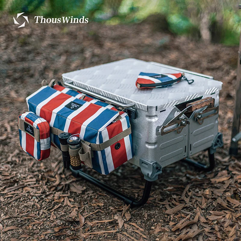 Outdoor Tactical Side Bag Camping Chair Armrest Bag Snow Peak Helinox Sundries Storage Box Camping Supplies Storage Bag