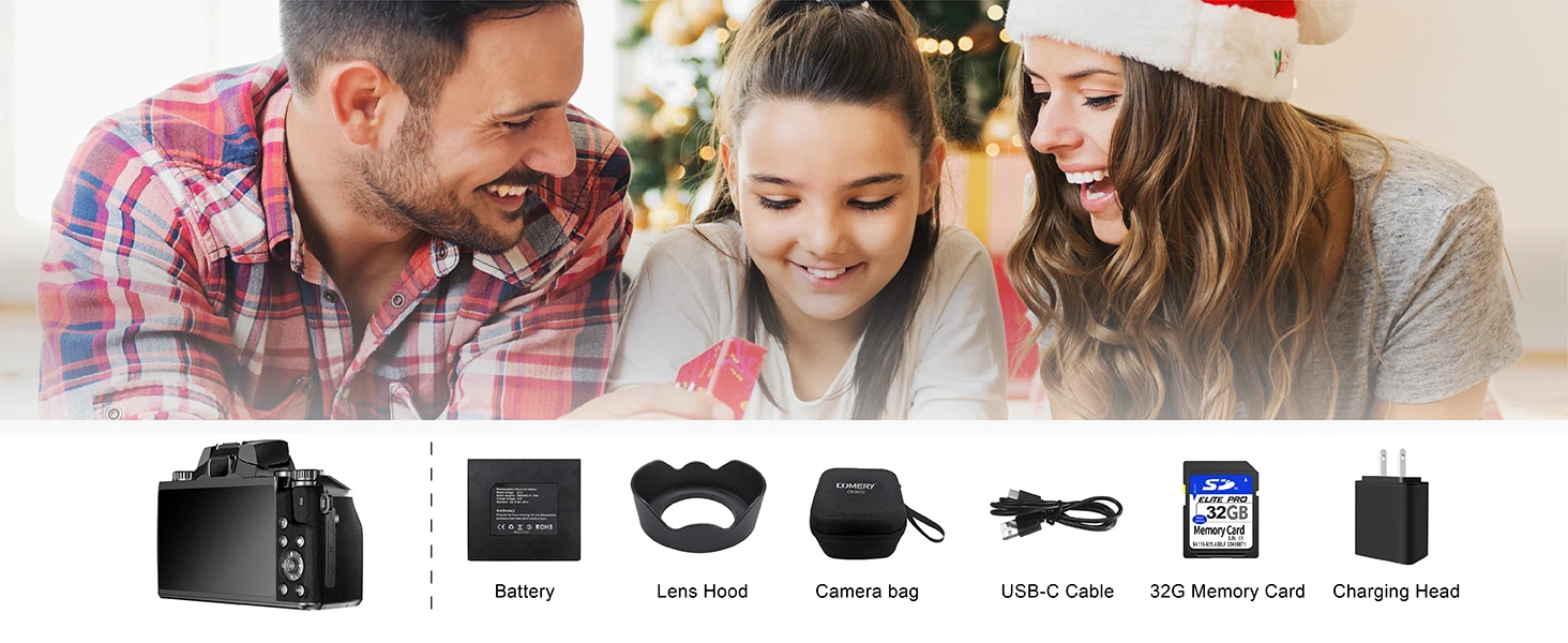 4K Digital Cameras for Photography 18X Digital Zoom DSLR Vlogging Cameras 64MP WiFi Livestream Webcam Video Camcorder with Flash