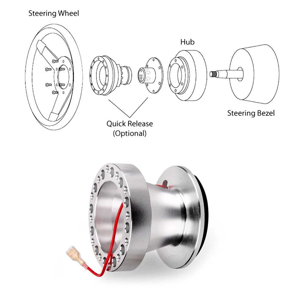 

Car Modification Fittings Steering Wheel Base Connector for Honda Civic Ek Eg Steering Wheel Adapter