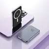 Ultra-thin aluminum alloy magnetic absorbing wireless power bank 5000mAh 10000mAh super fast charging 4