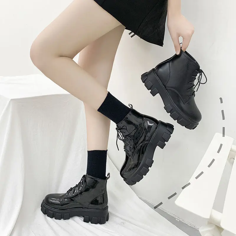 Rock Shoes Woman Boots Mid-Calf Booties Women Luxury Designer Boots-women Low Heels Booties Round Toe Short Mid 2022