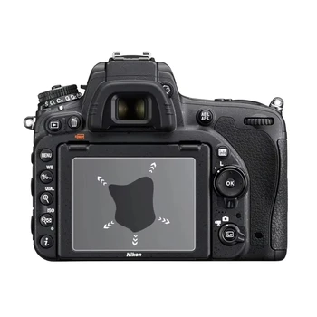 Proteggi schermo da 2 pezzi per fotocamera Pellicola LCD in vetro temperato Protezione trasparente per protezione schermo LCD in PET morbido