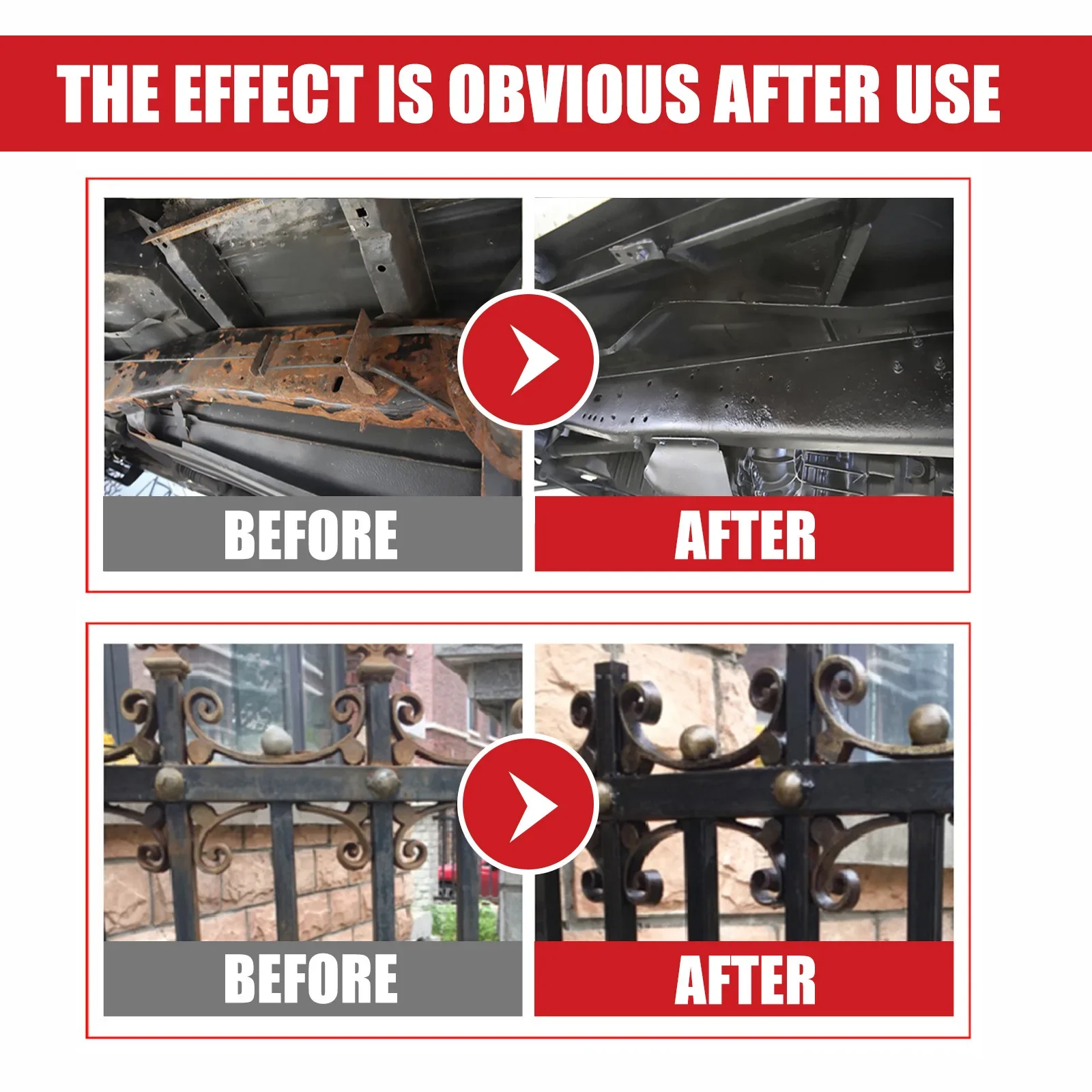 Fast Metal Rust Remover 100ml Rust Conversion Agent Multi Purpose Renovator Anti-corrosion for Car Cleaning rust remover