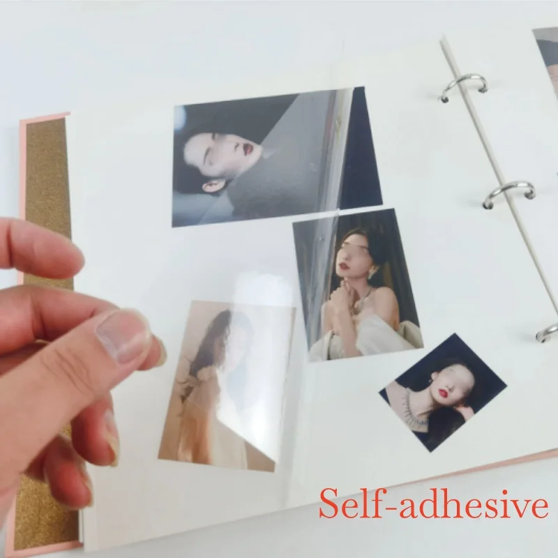 대형 사진 앨범 자체 접착식 25매 4/5인치 DIY 책장 앨범 (, 가족, 기념일, 결혼 사진 보관용)
