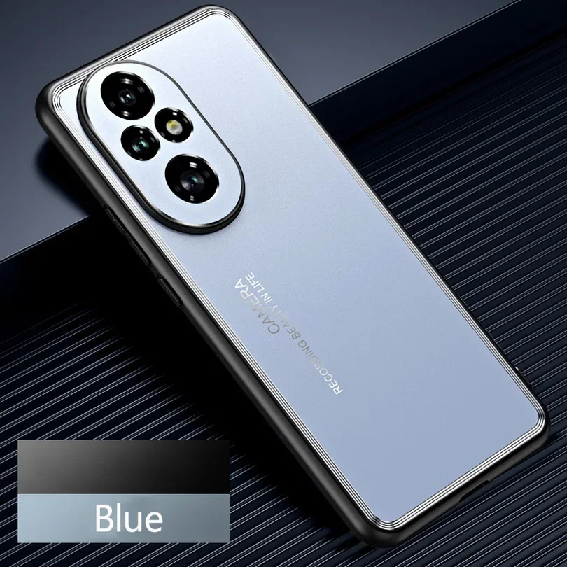 Sleek Sandblasted Aluminum Alloy Back Plate with Metal Camera Protect Cover