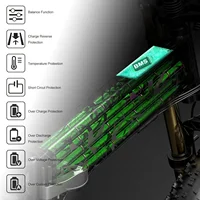 LAFLY X3 X5 JINGHMA R7 R5 batterie 48V 20Ah 14Ah 10Ah DCH 006 Batteries pour 1000w 800w 750w E vélo batterie intégrée DCH-006 6