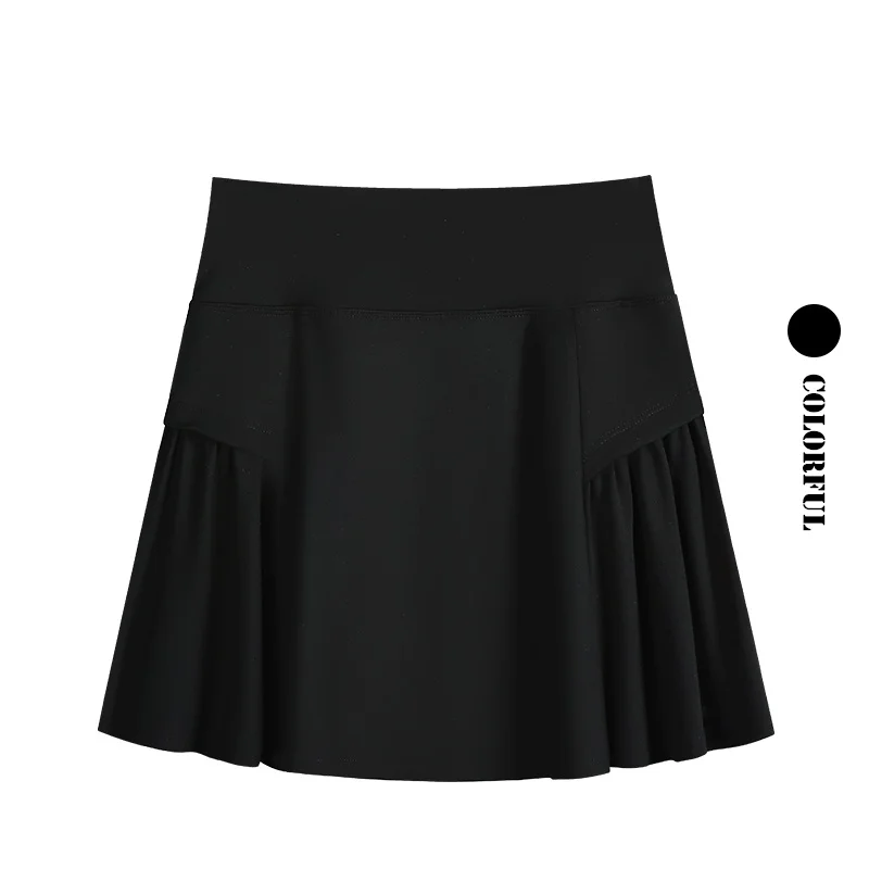 ตัวเลือกสินค้า ชุดกีฬาผู้หญิง 2 ชิ้น กระโปรงเทนนิส Skort ฤดูร้อน 2025