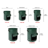 12 Gallons DIY Potato Planter Planting Container Bag Vegetable Gardening Jardineria Thicken Garden Pot Planting Grow Bag 6