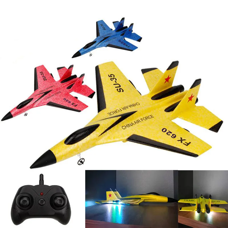 

SU35 F22 Remote Control 2.4G Airplane Foam Aircraft Children'S Electric Toy Glider Model RC Airplane Fixed Wing