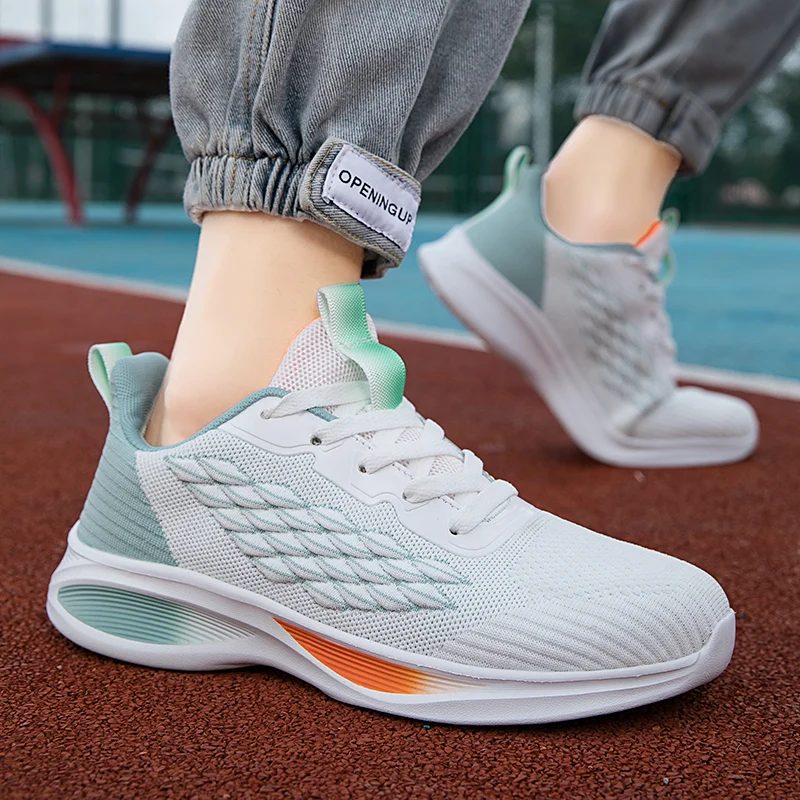 Men Tennis Shoes Breathable Top Mesh Male Sport Shoes Boys Fashion Footwear Sneakers Outdoor Flats Tenis Hombre