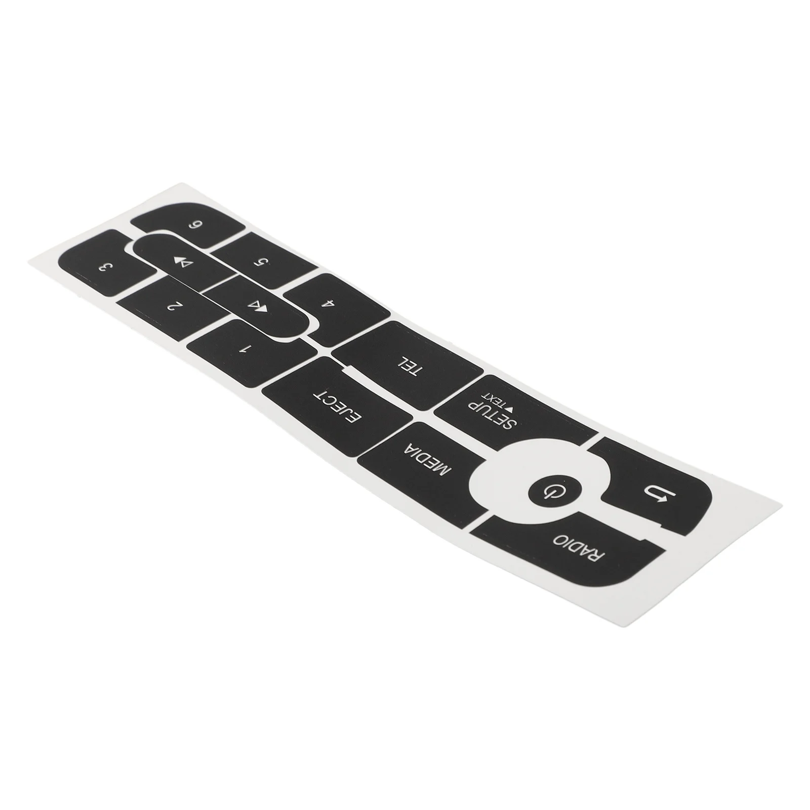 

Car CD Radio Audio Button Repair Decals Stickers LHD Drive For Renault For Megane FOR Master FOR Scenic III Replacement DIY Trim