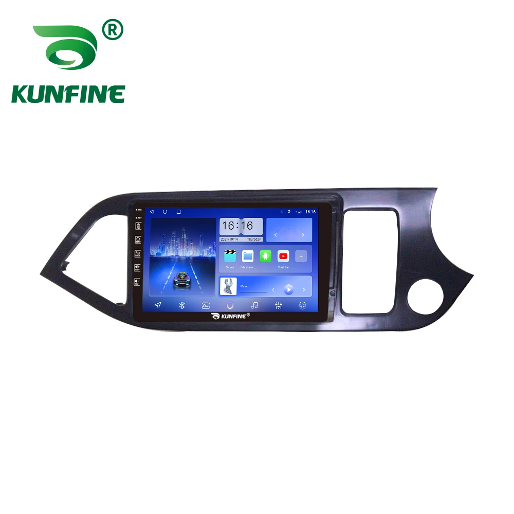 

Android 10.0 Octa Core Car DVD GPS Navigation Player Deckless Car Stereo For KIA morning 2011 2012 2013 14-15 RHD Radio