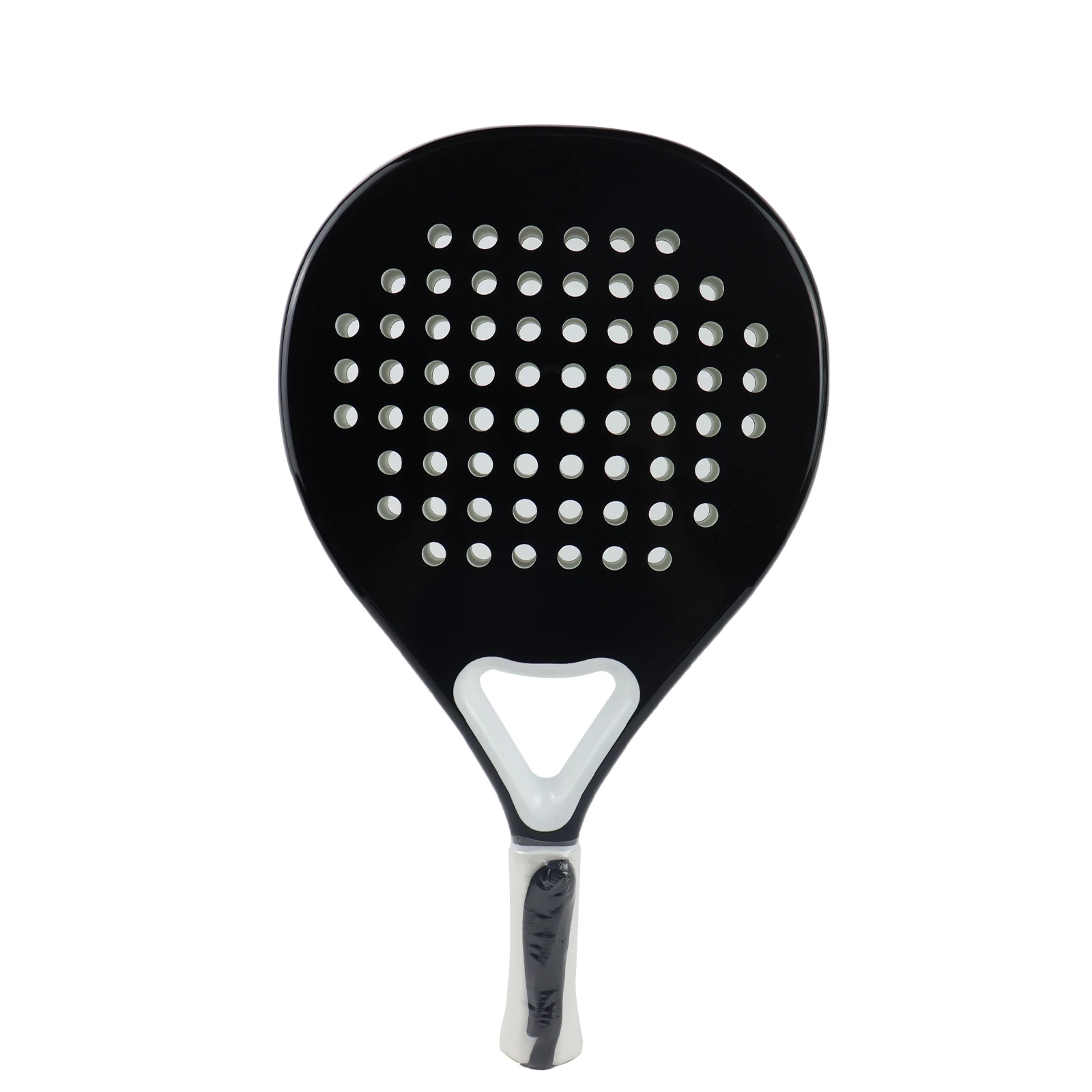 AMASPORT Black Padel Racket Full/3K/12K/18K/Kevlar Carbon Fiber Surface EVA Memory Core Paleta De Padel with Air Dynamic Throat