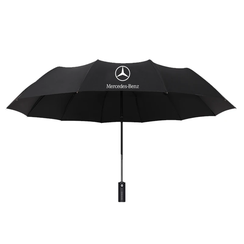 Mercedes Benz A C E S Class Vito GLA GLB GLC GLE GLK GLS CLA CLS ML SL GL SLK Car Automatic Folding Windproof Sunshade Umbrella