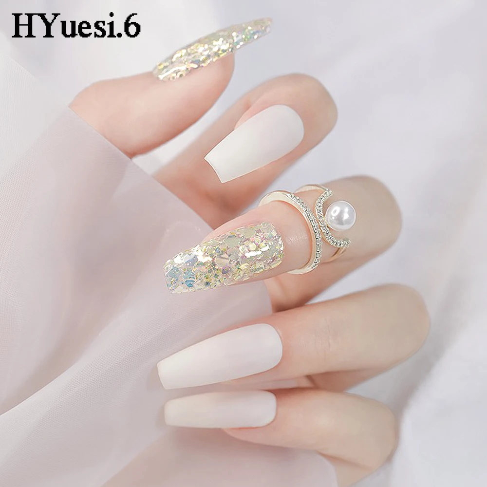 Mixed Hexagons Nail Sequins 3D Holographic Glitter Flakes - Manicure Accessories