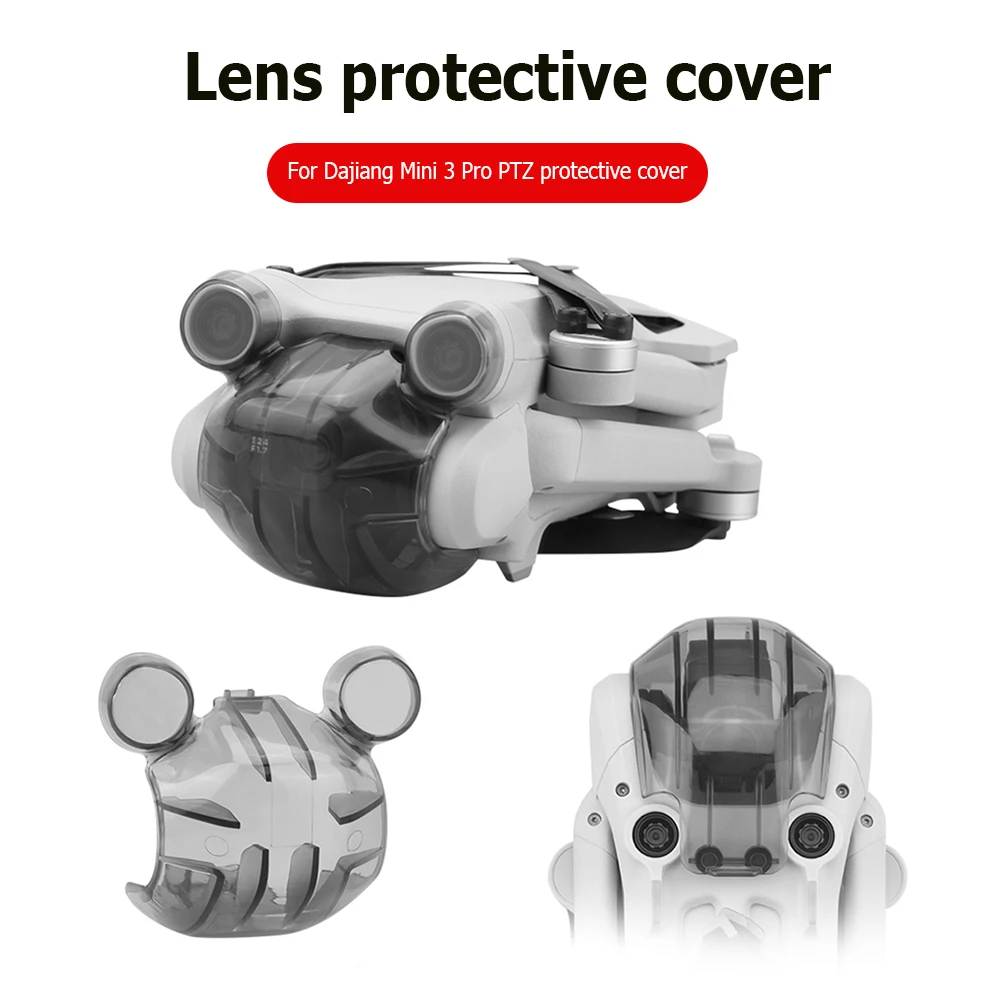 Gimbal Cover Lens Protector Hood Gimbal Protector Lens Cover Dustproof Camera Lens Cap Cover for DJI Mini 3 Pro Drone Accessory