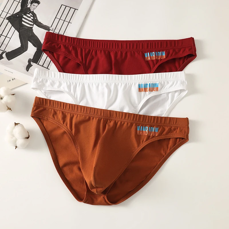 Slip da Uomo Sexy in Cotone con Grande Tasca a U, Morbidi e Traspiranti, Intimo Maschile a Vita Media, Delicato sulla Pelle - immagine 6