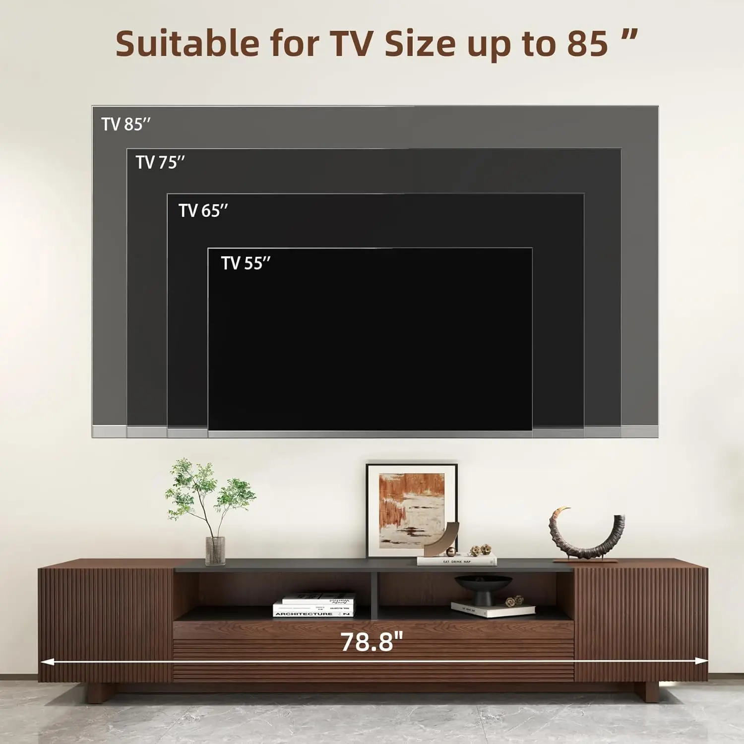 Wood TV Stand 3