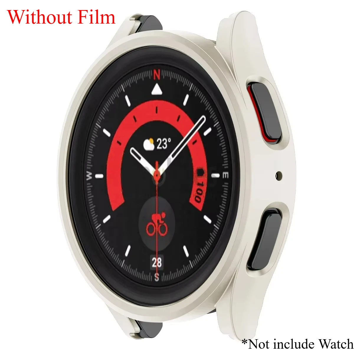 Durable Protective PC Case for Galaxy Watch 7 - Hollow Bumper Design