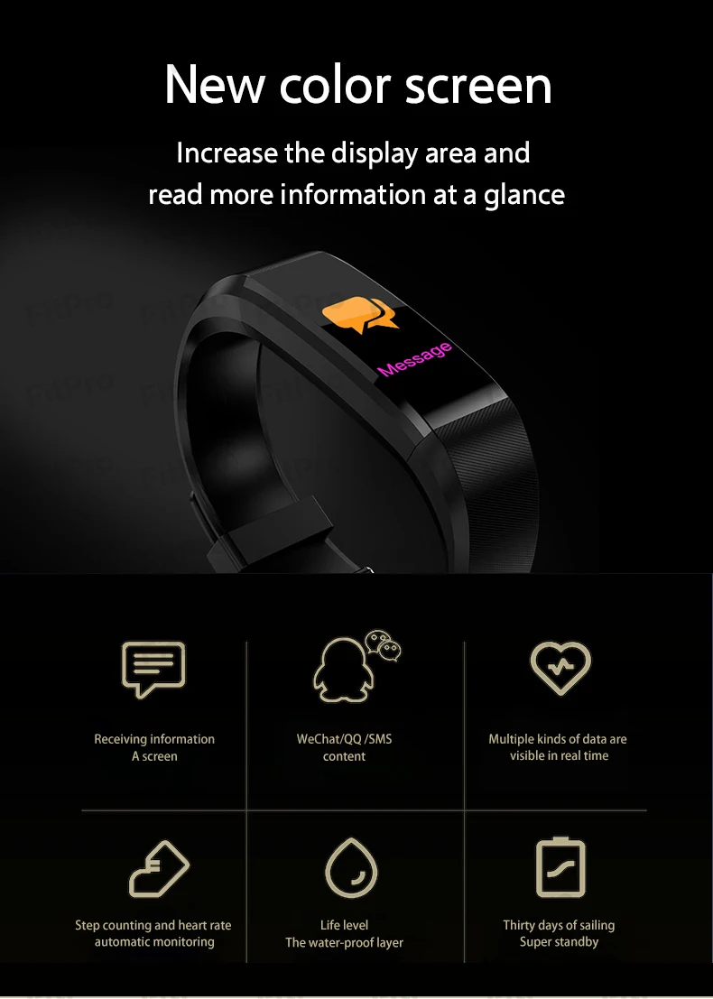 115T Smart Fitness Bracelet Women Smart Watch Men Body Temperature Detection Sport For Xiaomi IPhone Android Fitness Wristband
