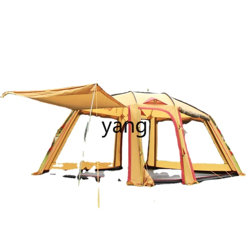 

Yjq Tent Outdoor Super Large Space 10 People Camping Sunscreen and Rain-Proof Camping Self-Driving Group Building Activity Tent