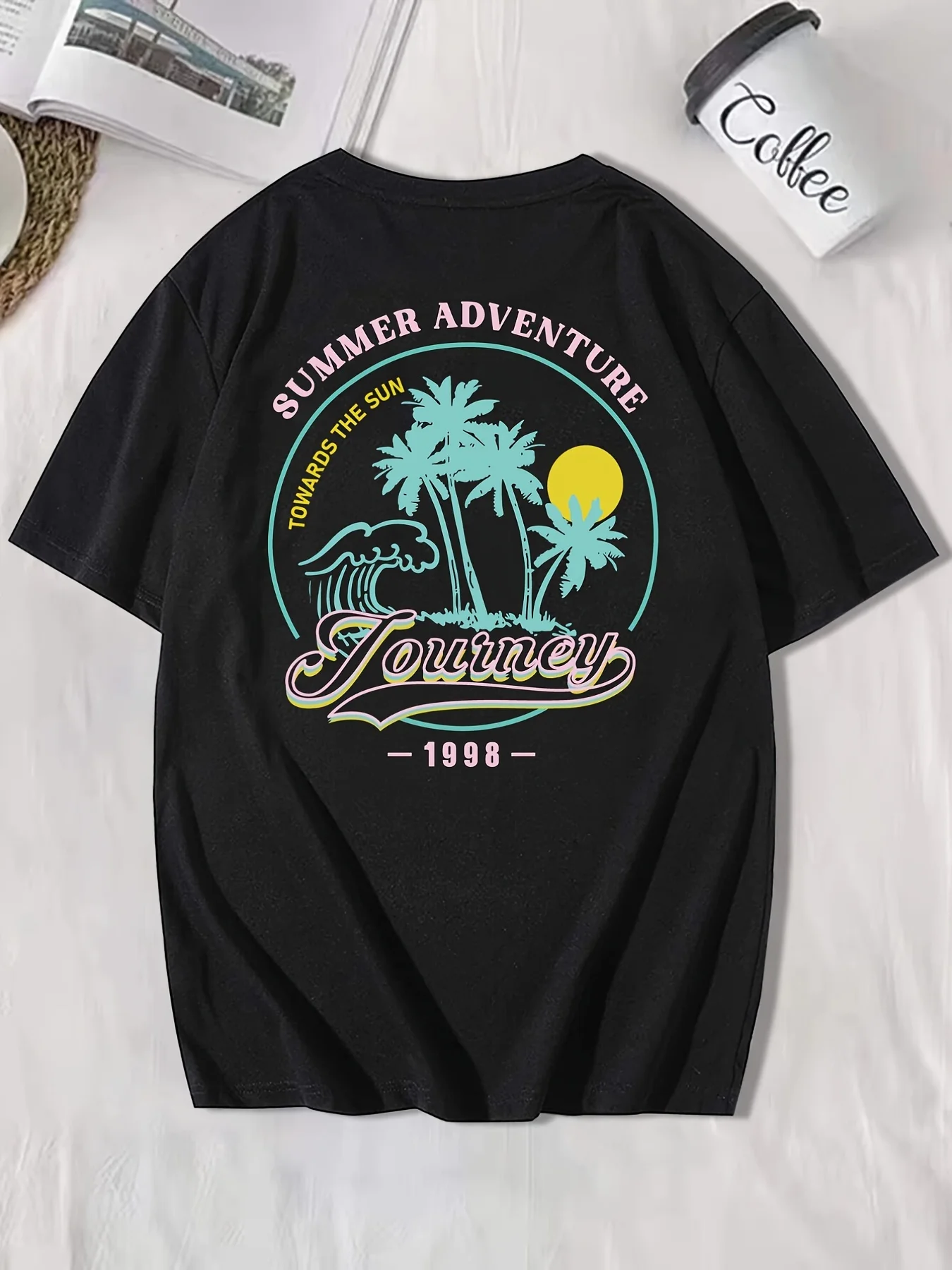 Soledad® | Printed short sleeve crew neck t-shirt