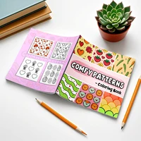 Comfy Patterns Coloring Book Bright Stress Relief Art Perfect Gift for Valentine's Day Christmas New Year Anniversary Birthday 2