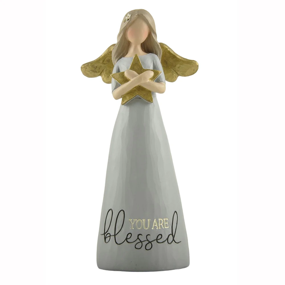 

American country flower fairy friendship resin angel decorations wedding gifts Christmas tabletop decoration birthday