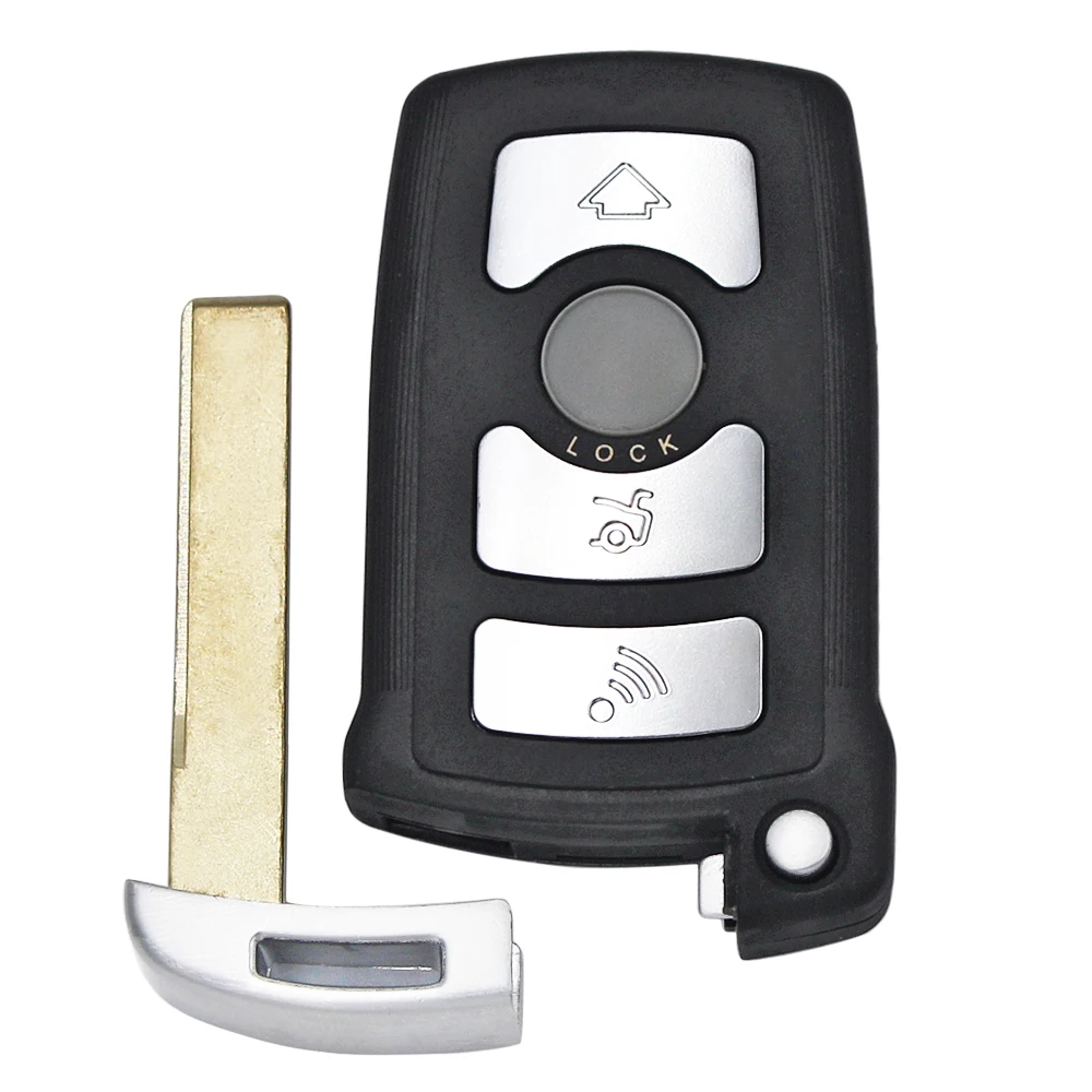 Ecusells 4B Smart Remote Car Key 315LP MHZ 315MHZ 433MHZ 868MHZ For BMW CAS1 7 Series E65 E66 with ID7944 Chip HU92 Uncut Blade