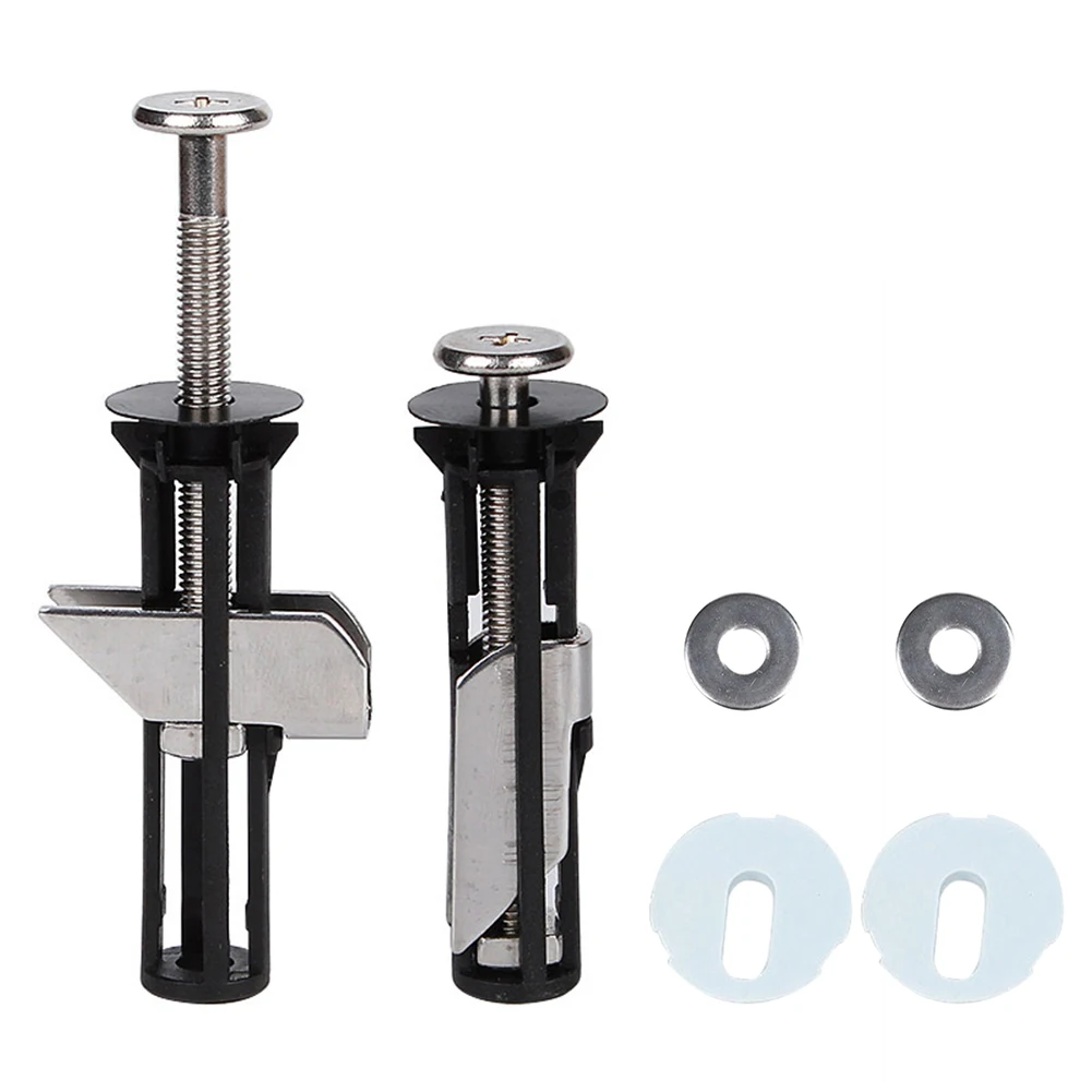 

2Pcs Toilet Seat Fixing Screws Stainless Steel Nut Accessories Toilet Bathroom Bolt For Toliet Seat Kit Mounting Hardware