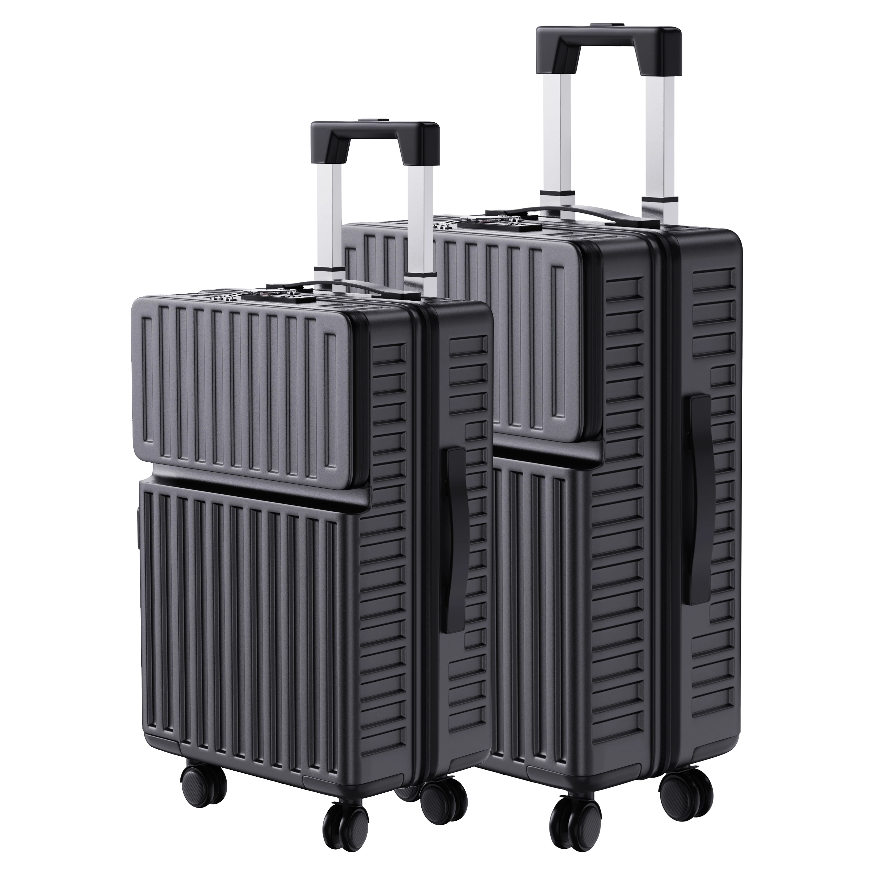 Ensemble de bagages de voyage 20 pouces 24 pouces, valise rigide en ABS avec roulettes, serrure TSA, légère, durable, bagage à roulettes, ensemble de 2 pièces, homme femme 1 Ensemble de bagages de voyage 20 pouces 24 pouces, valise rigide en ABS avec roulettes, serrure TSA, légère, durable, bagage à roulettes, ensemble de 2 pièces, homme femme 1