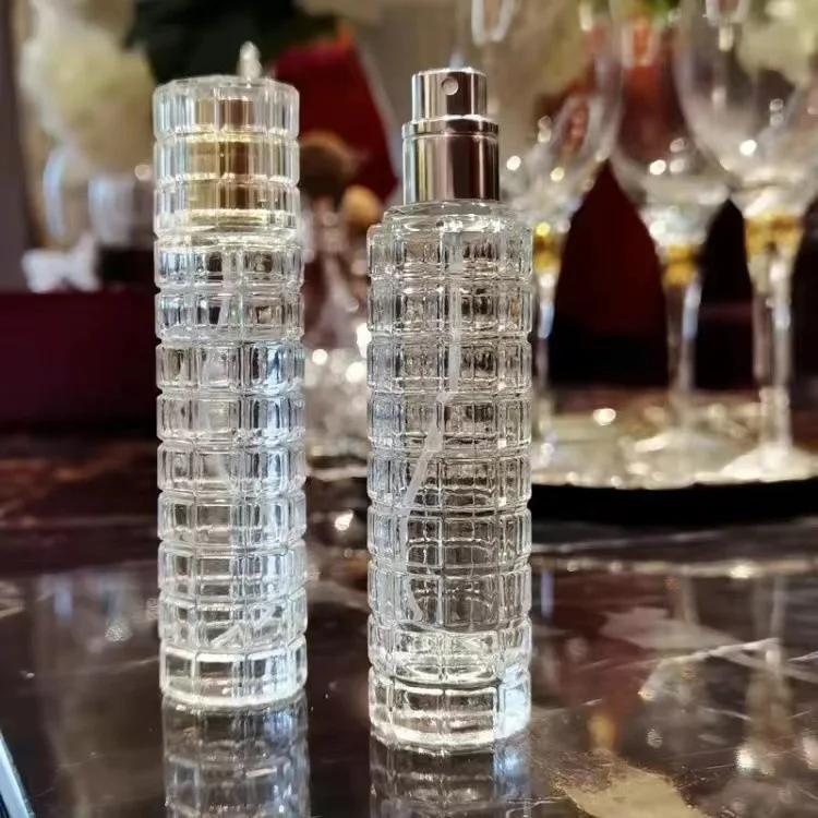 미스트 스프레이 유리 병 30ml 유리 두꺼운 바닥 실린더 스프레이 향수병 빈 화장품 용기, 도매