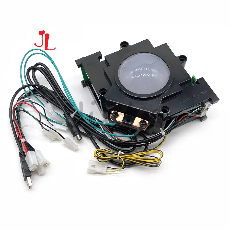 

3'' Diameter Arcade Illuminated Trackball with USB/PS2 Connector for Classics Game Board/coin Operated Game Machines Trackball