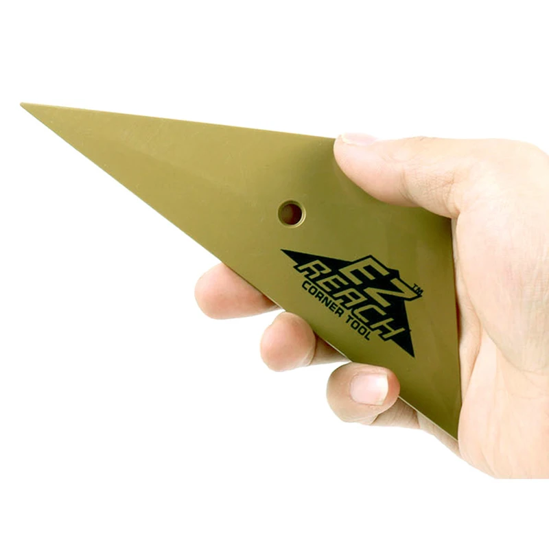 Soft Triangle Go Corner Squeegee Vinyl Car Wrap Window Tinting Scraper Carbon Film Windows Edge Installation Tucking Tool