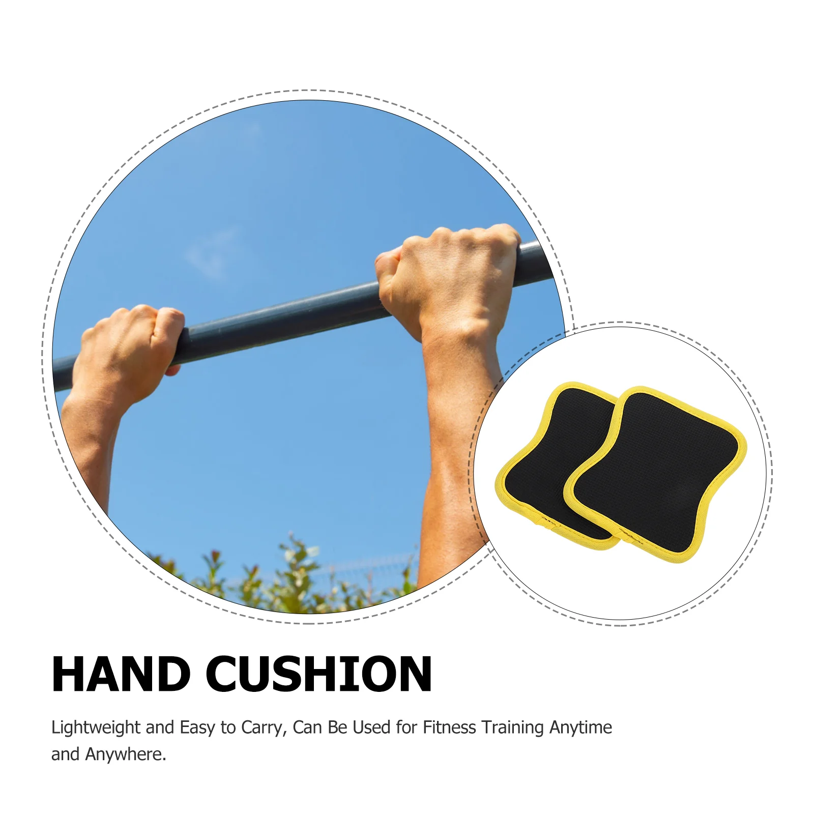 2pcs Antislip Gym Grip Pads Dumbbell Handle Cover PullUp Bars Protectors Weight Lifting Equipment Fitness Accessories Barbells