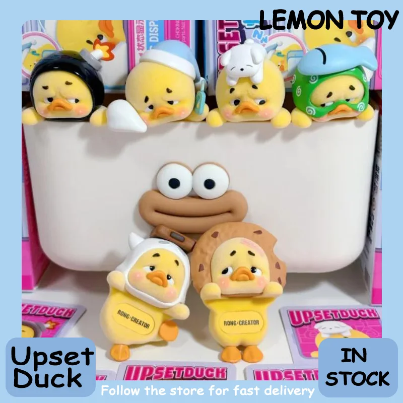 Neue UpsetDuck Hipper Serie Vinyl Blind Box Status Display Ente Anime Niedliche Figur Puppe Ornament Weihnachten Geburtstag Mädchen Geschenk