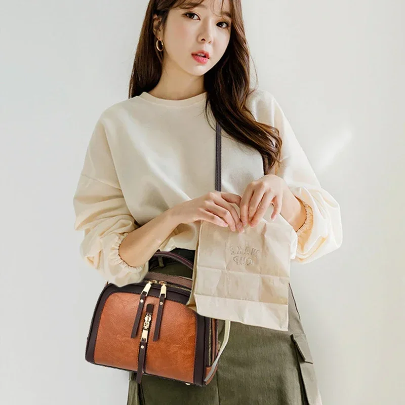 럭셔리 악어 패턴 여성용 핸드백 패션 디자이너 숄더 메신저 백, Pu 가죽 쉘 백, Bolsas Feminina