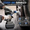7pcs1/2" Drive Wheel Protector Impact Socket, Thin Wall Deep Impact Socket Set Durable Plastic Sleeve Lug Nut Socket 6 Point 2