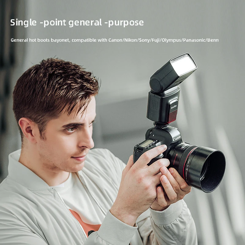 Godox TT520 II Camera Flash with Build-in 433MHz Wireless Signal + Flash Trigger For Canon Nikon Pentax Olympus DSLR Cameras