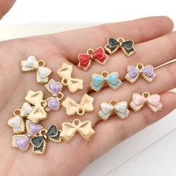 60 - Piece Set of Colorful Bow Charms (M437)