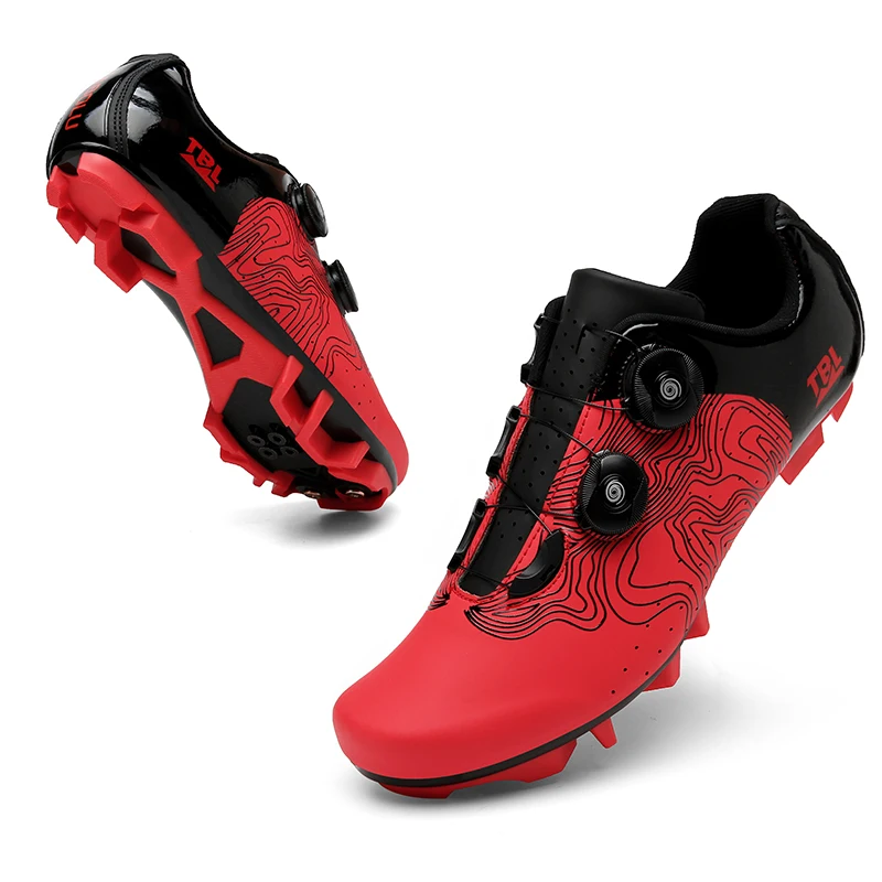 Cycling Sneaker Mtb Cleats Men Carbon Sports Speed Bike Shoes Women Mountain Racing Flat SPD Road Cycling Footwear