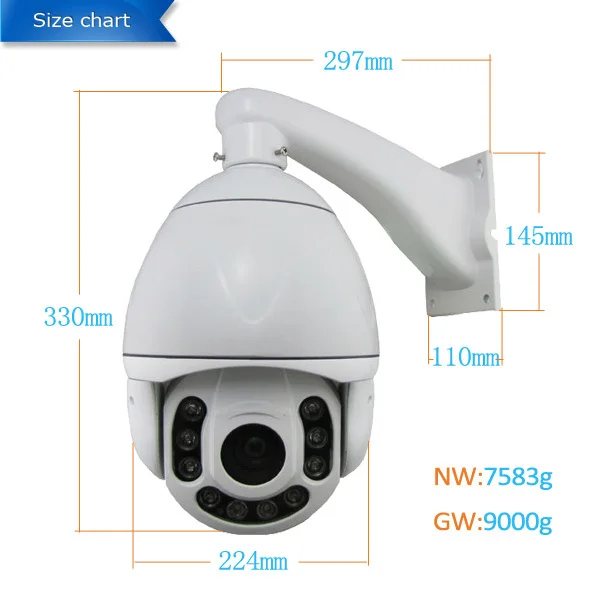아날로그 30X 광학 줌 PTZ 자동 추적 스피드 돔 카메라