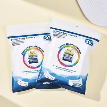 Color Absorbing Sheets – Anti Cross-Dyeing Laundry Paper for Clothes | Household Washing 1