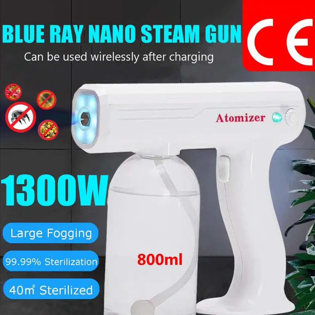 Electric Nano Spray | Blue Light Disinfection Fogger Sprayer Office Home Car