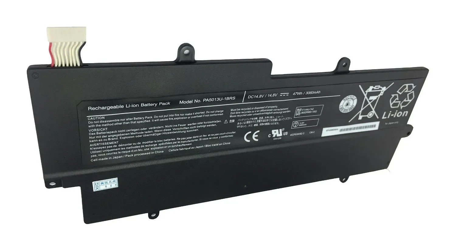 Batteria Del Computer Portatile Batterie Al Litio Elektro Fahrrad Pa5013U-1Brs 14.8V 3000Mah Batteria Per Toshiba Z830 Z835 Z930 Z935