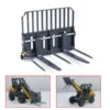 LESU Metal Bucket Fork Gripper for 1/14 Scale RC Hydraulic Loader Model AOUE MCL8 AT1050 Radio Control Car Spare Parts THZH1923 4