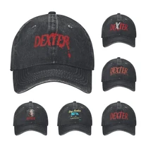 Dexter Morgan Blood Baseball Cap Vintage Distressed Cotton TV Series Snapback Hat for Men Women Outdoor Workouts Gift Hats Cap 1