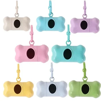 Saco de cocô de cachorro de osso saco de limpeza ao ar livre suprimentos de animais de estimação limpos para cão recarga saco de lixo suprimentos para animais de estimação 1