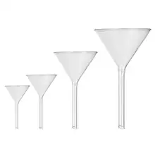

4pcs Glassware Labware Analytical Chemistry Feeding Funnel Liquid for Labs