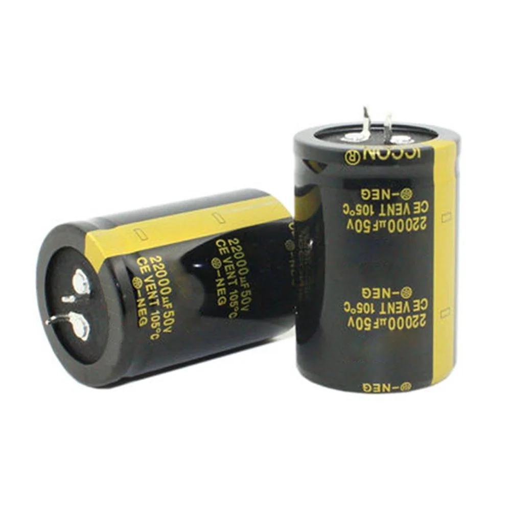 

50V 22000uF 35x50mm Aluminum Electrolytic Capacitor High Frequency Low Impedance Through Hole Capacitor